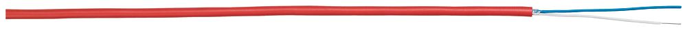Brandmeldekabel G51, 1×2×0.8mm halogenfrei rot Dca