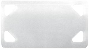 Bezeichnungsschild 40×22mm transparent