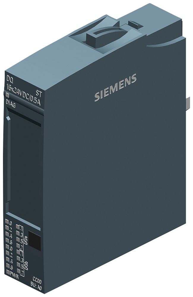 SPS-Ausgabemodul Siemens SIMATIC ET200SP DQ 16×24VDC/0.5A ST A0 CC00