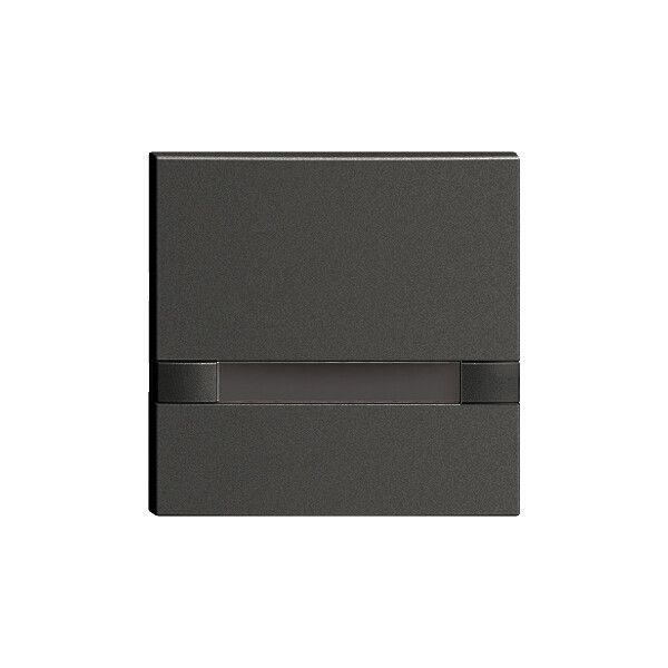 Touche 1/1 KNX/électron.s.LED+ pap.EDIZIOdue commande 2×1 noir
