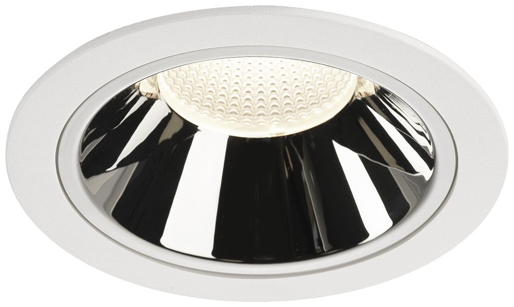 LED-Downlight SLV NUMINOS XL 37.4W 3750lm 4000K 55° DIM Ø160×108mm ws/Cr