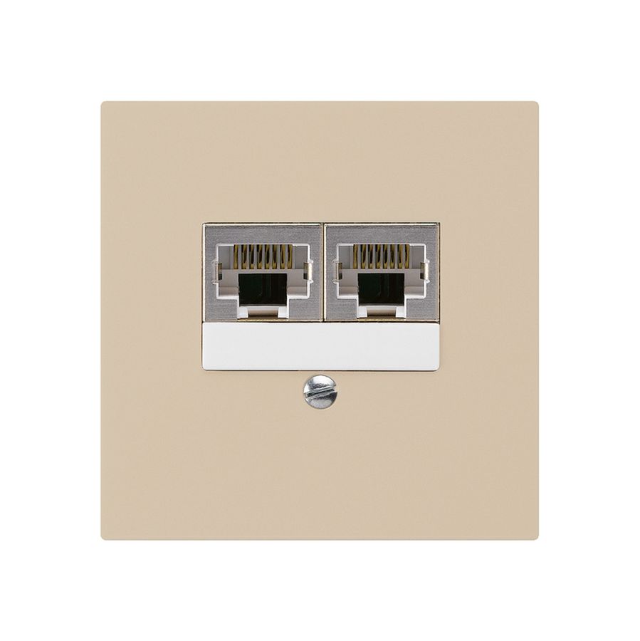 UP-Dose kallysto 2×RJ45s getrennt UKV beige