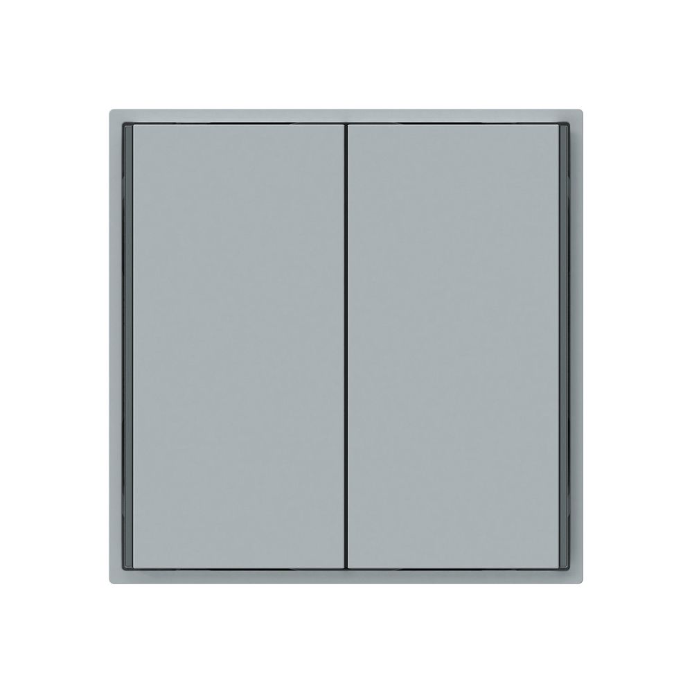 Taster KNX KAL 2×Tasten 4×Betätigungspunkte LED grau