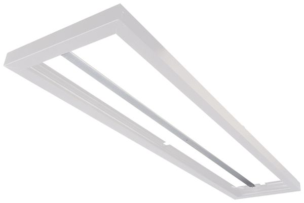 Anbaurahmen SG Sense Aluminium 1203×303×47mm weiss