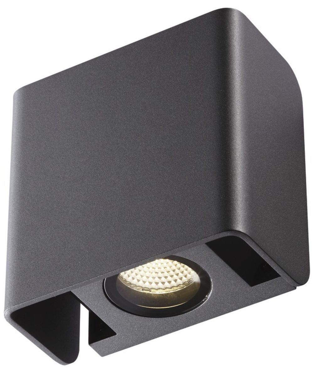 Applique LED SLV MANA OUT 12W 650lm 3000K 60° IP65 160×160×93mm anthracite