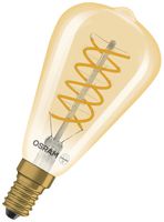 LED-Lampe LEDVANCE Vintage 1906 E14 4.8W 2200K klar/gold 320° DIM Ø48×108mm