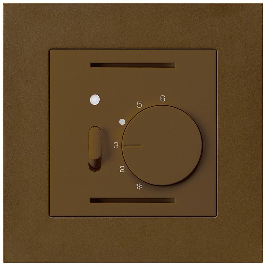 UP-Raumthermostat kallysto.pro braun mit Schalter