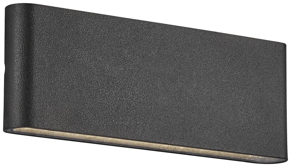 Applique LED Nordlux Kinver 26 10W 990lm 3000K IP54 260×90mm nero