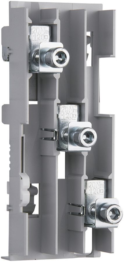 Blocco di morsettieri Hager Ø16…120mm² per profili a doppio T e piatti 10mm