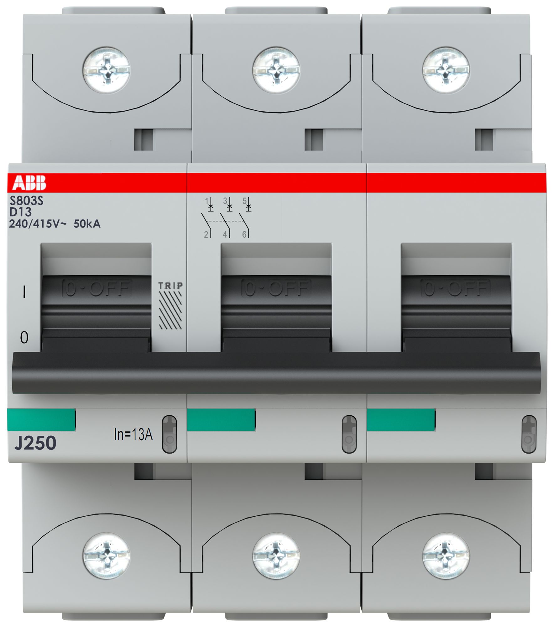 Leitungsschutzschalter ABB S803S-D 13A 50kA