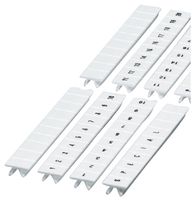 Ruban Zack ZB 61…70 blanc impression horizontale à 10 étiquettes 5mm