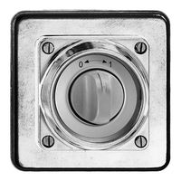 UP-Schwenktaster nass 0<->1 Al natur mit Drehgriff