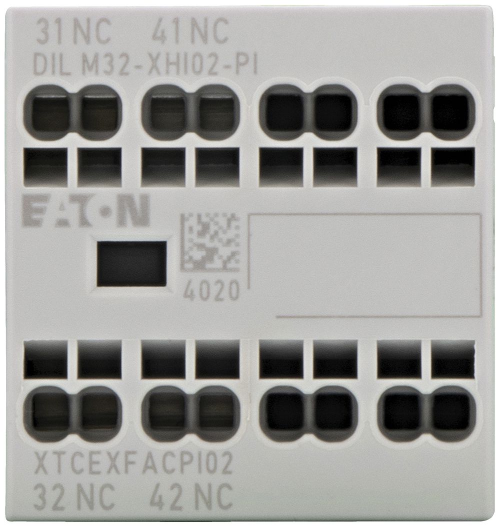 Hilfsschalter Eaton, 2P, Ith=16A, 2Ö, Frontbefestigung, Push-in-Klemmen