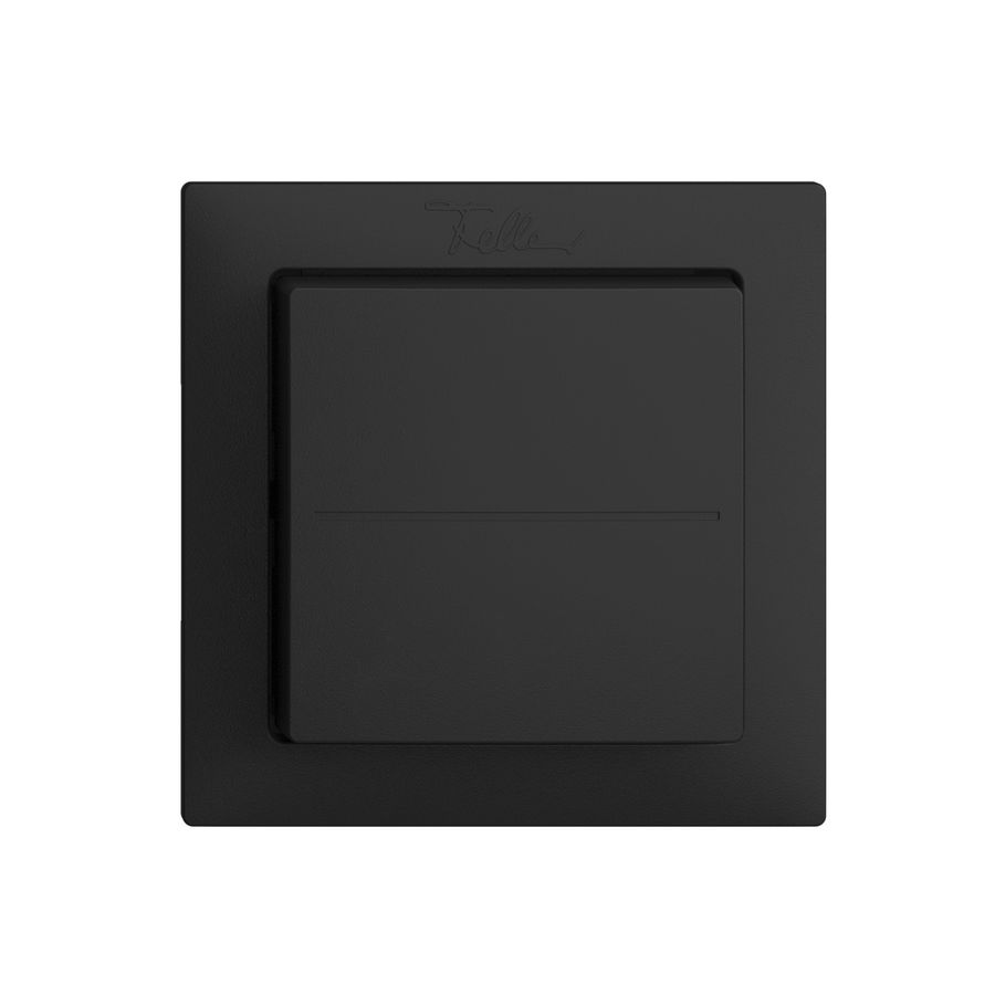 Funktaster EnOcean Feller EDIZIOdue F, 2K/1T, batterielos, schwarz