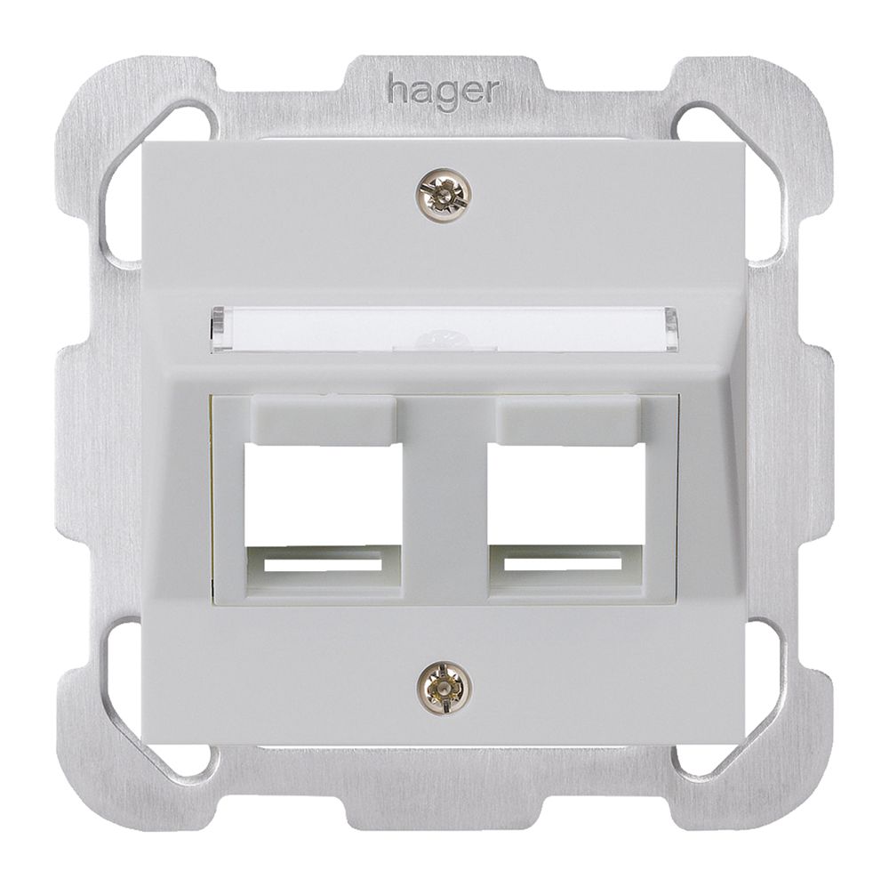 UP-Montageset kallysto 2×Keystone hellgrau mit Befestigungsplatte