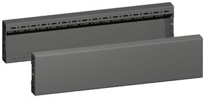 Copertura zoccolo Rittal VX 8660.033 600×100×29mm set later.acciaio nero
