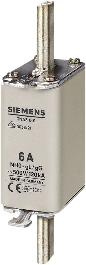 Fusibile HPC Siemens SENTRON 3NA DIN-0 80A gG, indicatore frontale