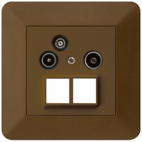 UP-Antennendose R/TV-Daten HMS kallysto.trend 19dB braun