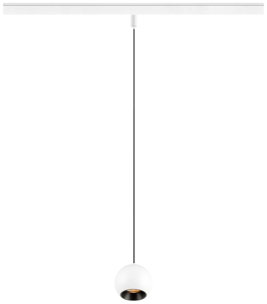 LED-Pendelleuchte SLV LIGHT EYE 2.0 10W 1150lm 2700K DALI Ø75×65mm weiss