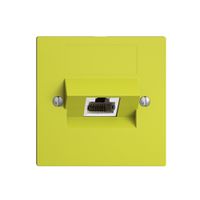 Presa INC 1×RJ45/s 4P ITplus EDIZIOdue lemon