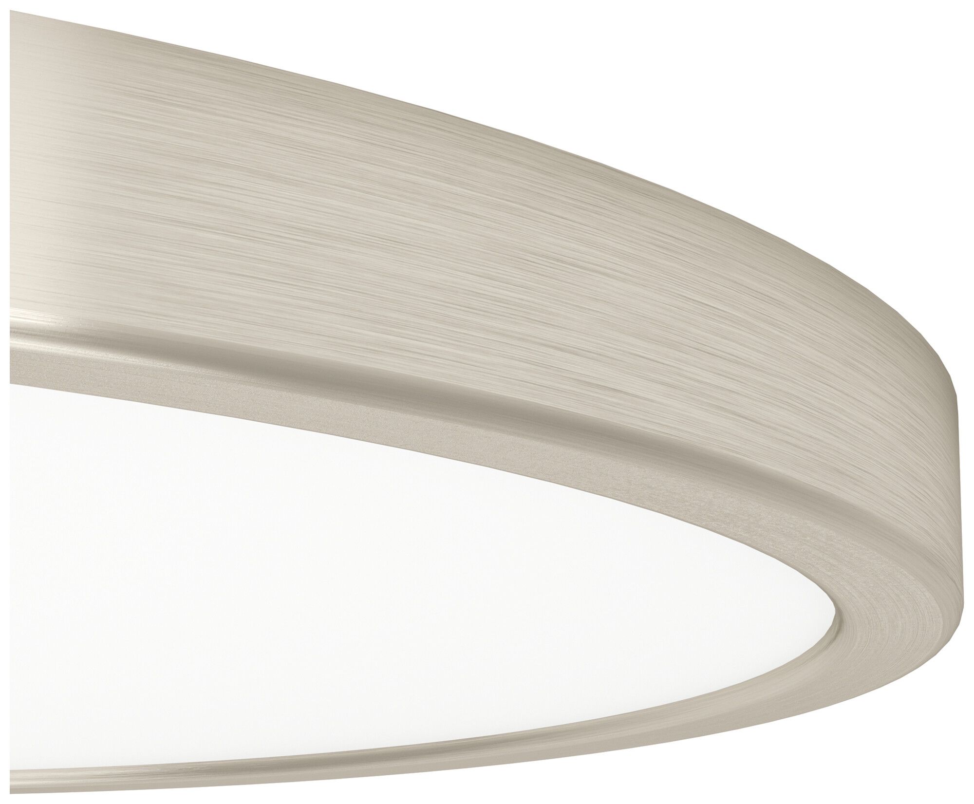 LED-Deckenleuchte Eglo FUEVA 21W 0…2850lm 2700…6500K IP44 DIM Ø389×25mm Nickel