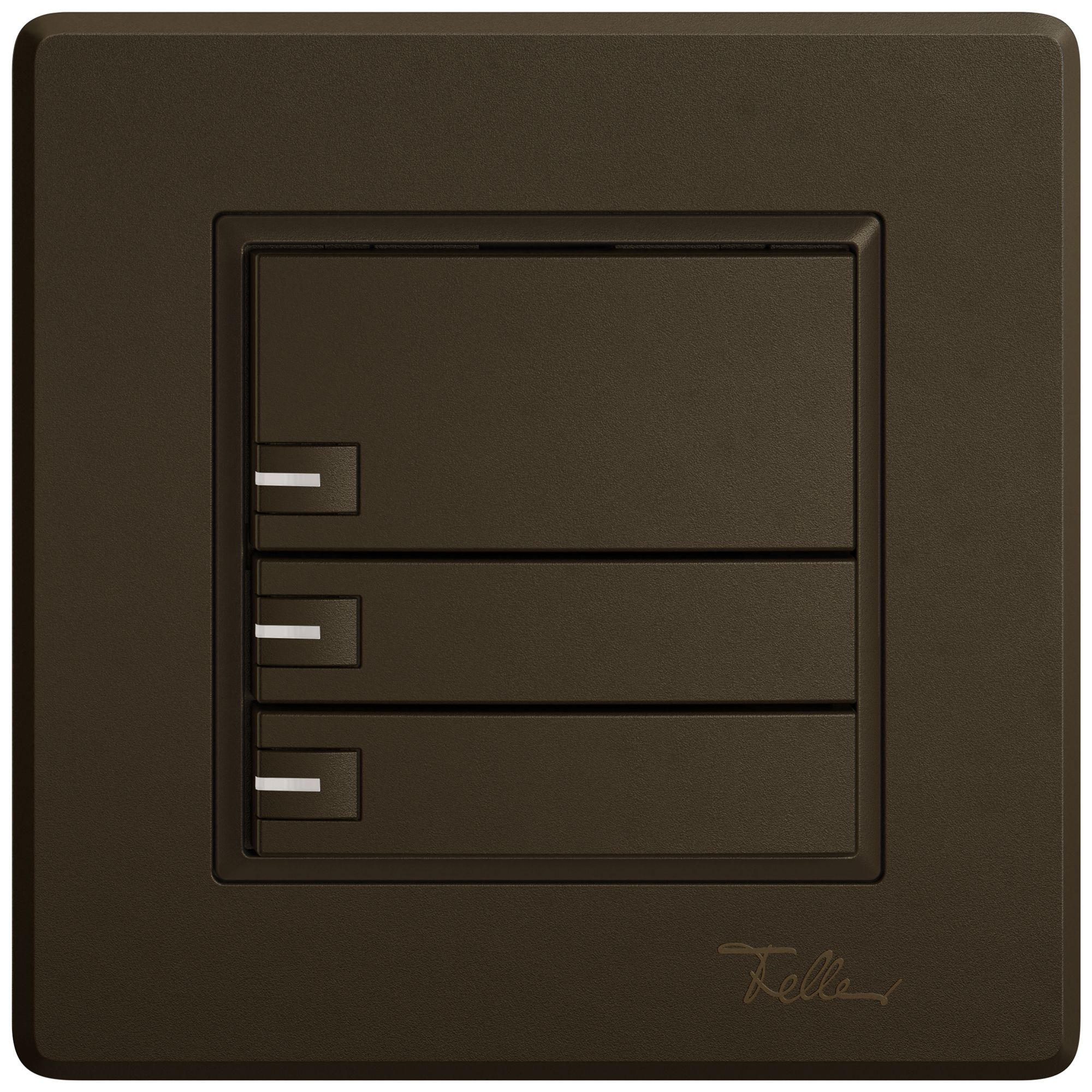 UP-Universaltaster EDIZIO.liv UNI SNAPFIX® m.LED RGB 3× 1-Tbed.br