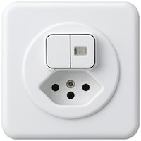 UP-Kombination beleuchtet 1/3+3/1L+Typ 13 basico ws1 Linse