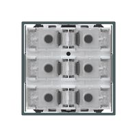 Taster KNX KAL f.6×Tasten 6×Betätigungspunkte LED anthrazit