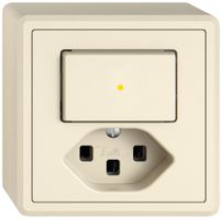 AP-Kombination EDIZIO.liv SNAPFIX® S3L+T23 Frontbeleuchtung gb cr