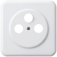 UP-Montageset TV-R-SAT basico weiss