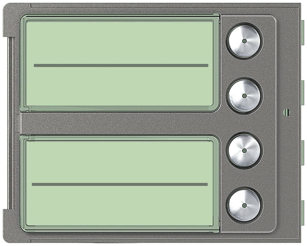 Frontblende mit 4 Tasten für Ruftastenmodul 4 Tasten Sfera Robur