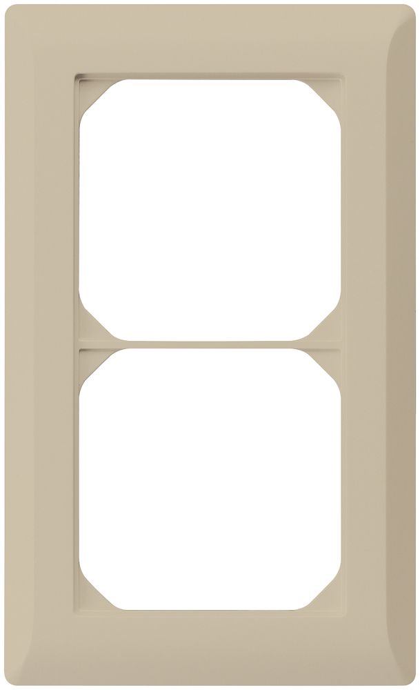 UP-Abdeckrahmen kallysto.line 2×1 beige 92×152mm