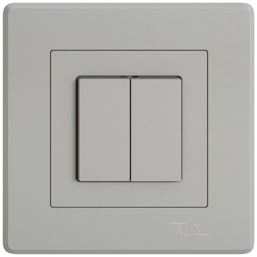 Kit de montage ENC EDIZIO.liv SNAPFIX® p.interr.et contact n.lum.a.2 boutons grc