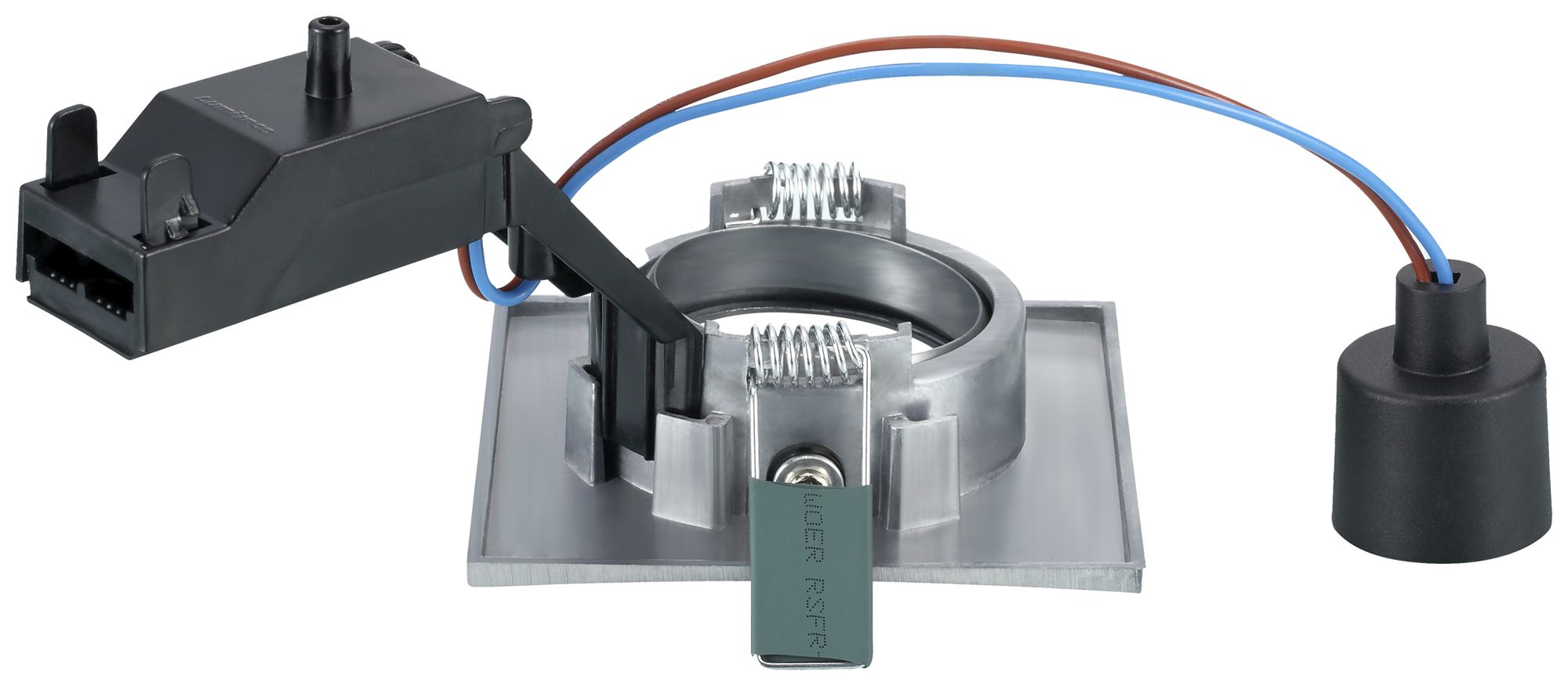 EB-Spot Sylvania INSET GU10 1×75W IP20/44 100×95×95mm aluminium