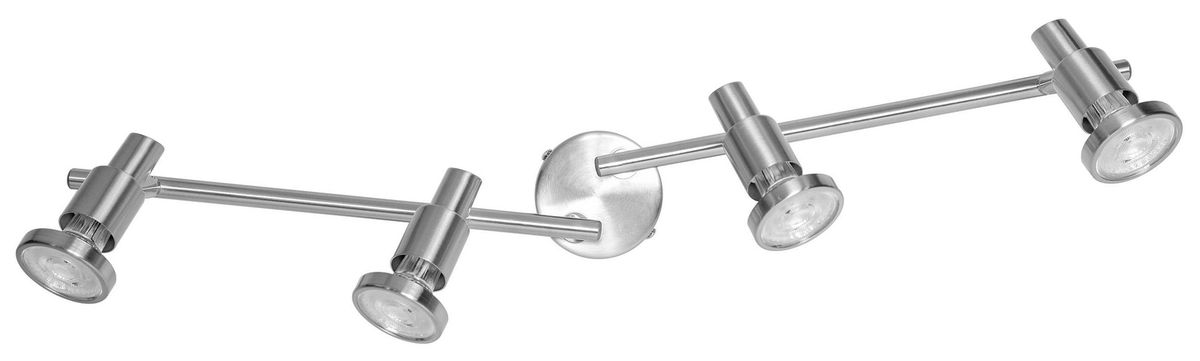 Deckenleuchte LDV LED SPOT GU10 4×2.6W 4×230lm 2700K silber