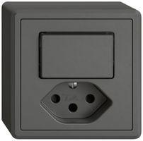 AP-Kombination EDIZIO.liv SNAPFIX® Schema 3+T13 mit Shutter dgu