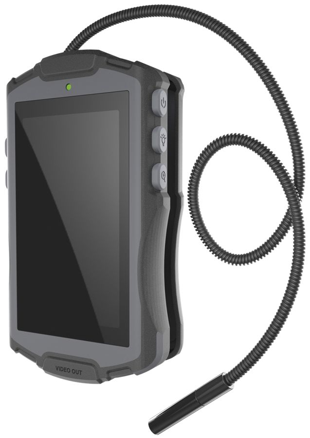 Caméra d'inspection VALUE 4.3" LCD, CMOS 640×480px, IP67, sonde Ø8×770mm