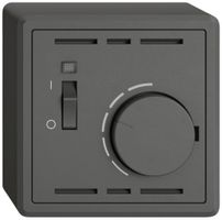 AP-Raumthermostat EDIZIO.liv SNAPFIX® m.Schalter 230VAC 50Hz dgu