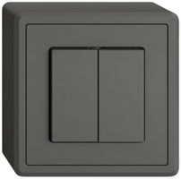 Interruttore a pulsante AP EDIZIO.liv SNAPFIX® 1/3+3/1L grs