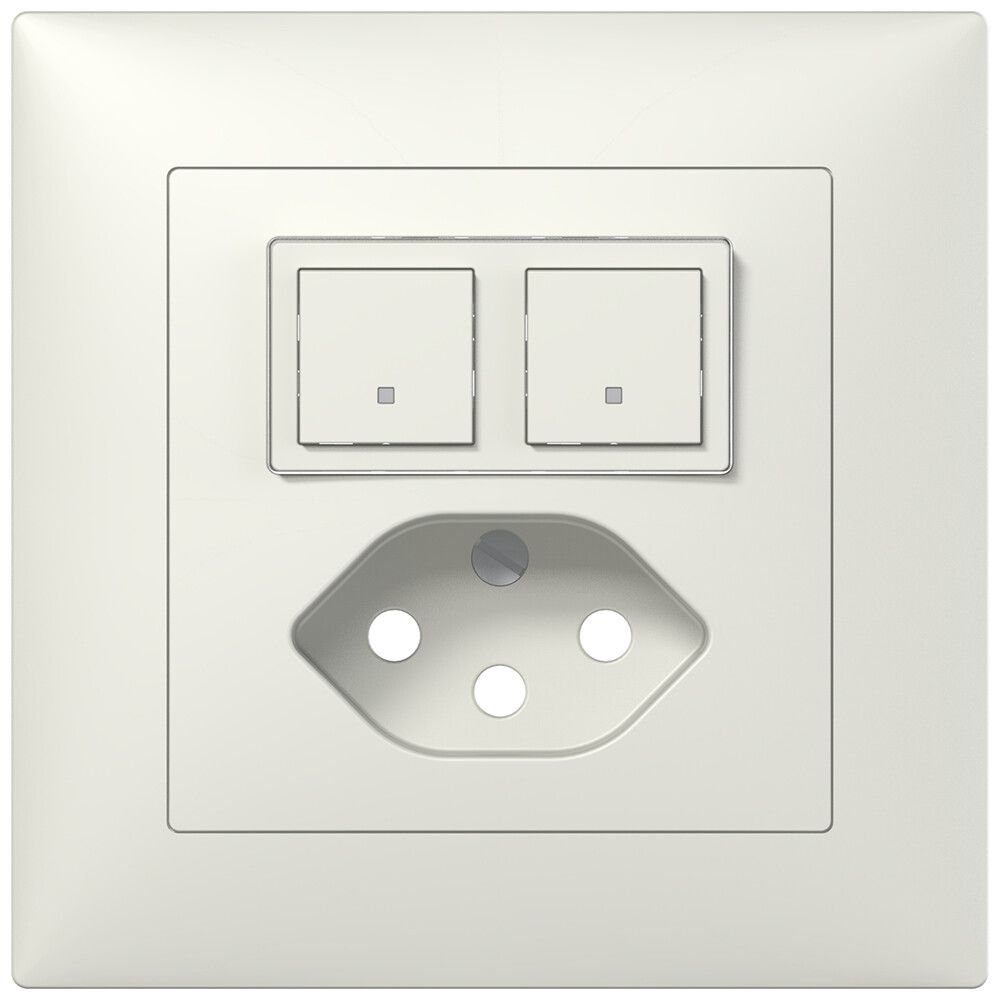 Kit montaggio INC ABB Sidus B bianco per sens./att.+T13 free@home