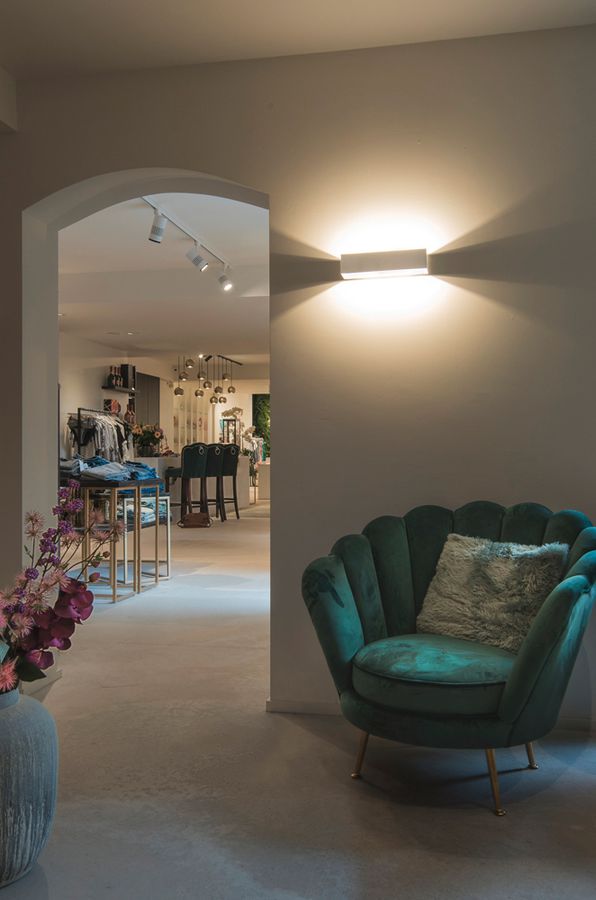 Applique LED SLV LOGS IN L 17W 1400lm 3000K 300×100×70mm Al/blanc