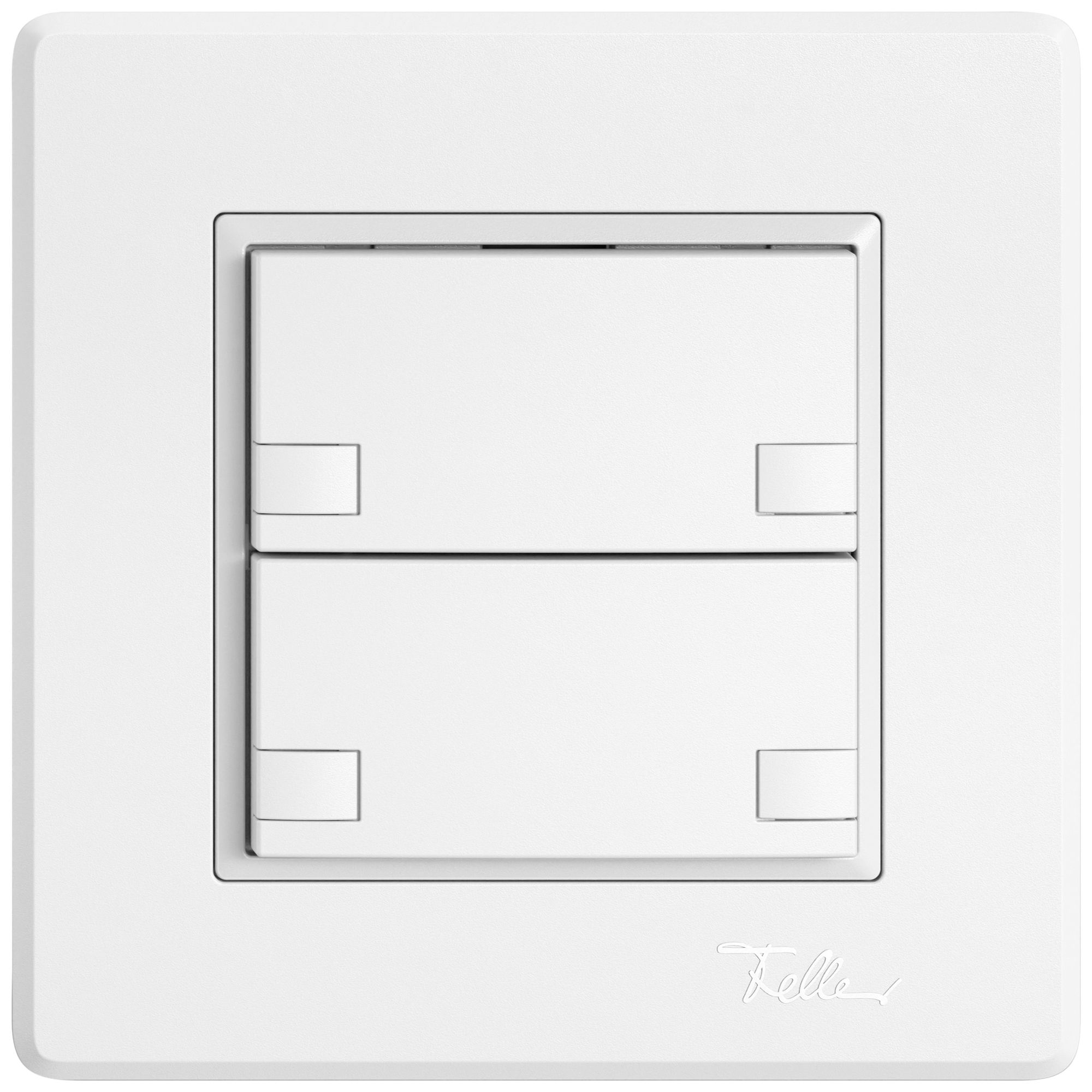 UP-Universaltaster EDIZIO.liv UNI SNAPFIX® 5…48V o.LED 2× 2-Tbed.ws