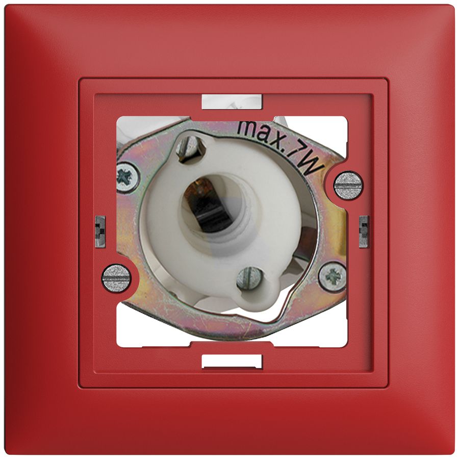 Signal lumineux ENC EDIZIOdue berry 7W, sans calotte plate