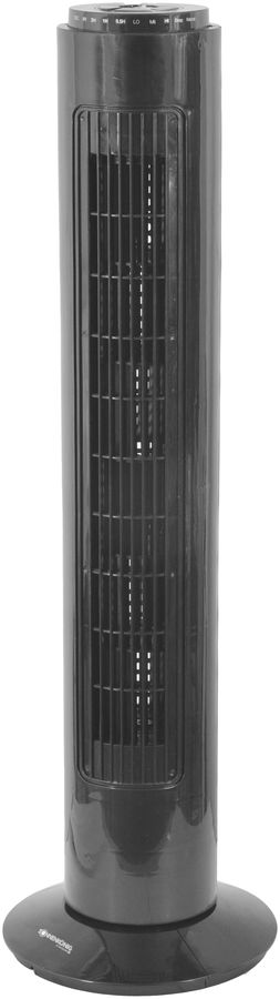 Säulenventilator Armin Schmid Pisa 468m³/h 50W 220×735×220mm schwarz
