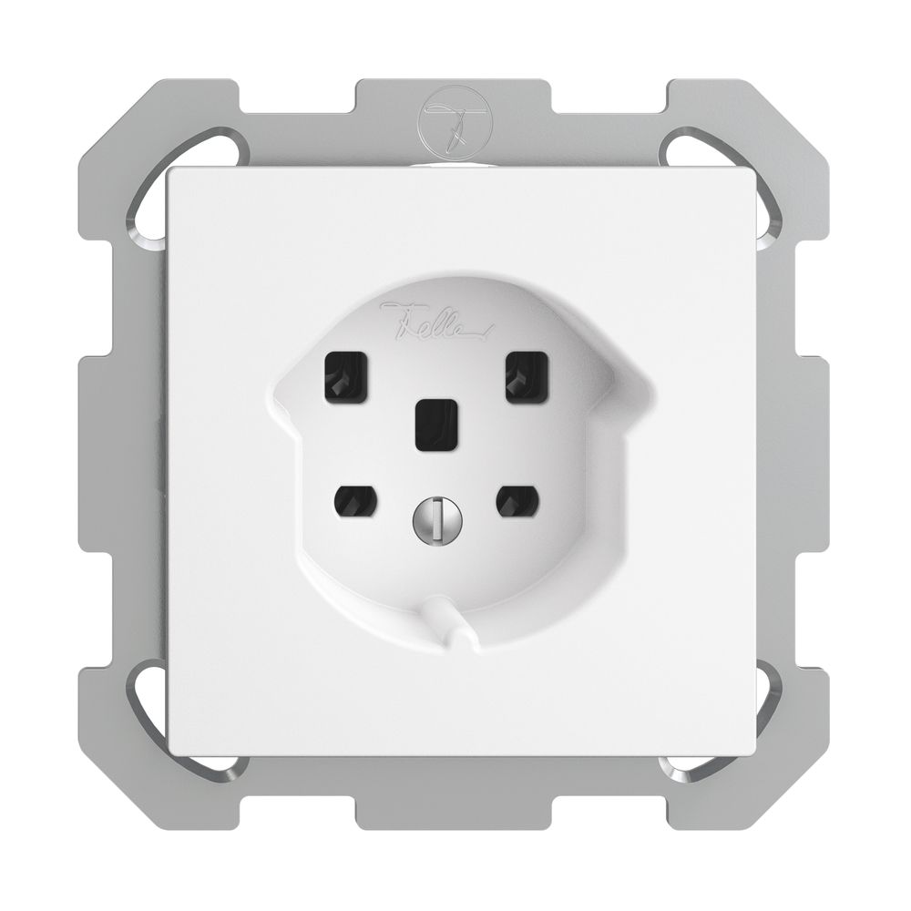 Prise ENC EDIZIOdue T25 16A blanc, bornes à vis