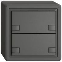 AP-Universaltaster EDIZIO.liv UNI SNAPFIX® 5…48V o.LED 2× 2-Tbed.dgu