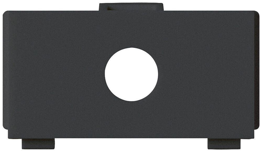 Modulo multimedia kallysto M3 vuoto per 1 connettore F/jack 6.35 Ø9.6 nero