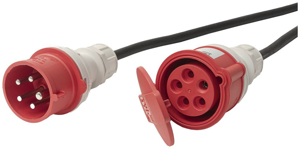 Cavo di prolunga Steffen GdV 5×1.5mm² 10m CEE16/5 per l'industria nero