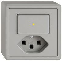 Combinaison AP EDIZIO.liv SNAPFIX® ARL+T23 éclairage frontal jn grc