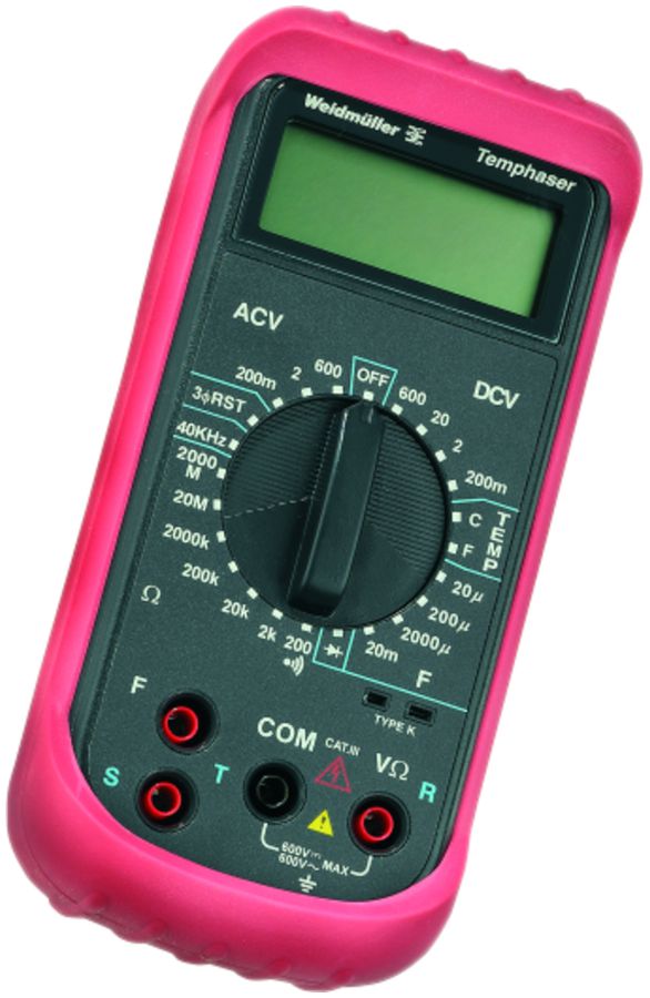 Multimeter Weidmüller TEMPHASER digital